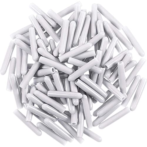Geschirrkorb Schutzkappe,100 PCS Pack PVC Geschirrspüler Geschirrkorbkappen Geschirrspüler Kappen Universal Schutzkappen Abdeckkappen für Spülmaschinen-Körbe 1 Zoll 3mm Innendurchmesser Weiß von ShanBye