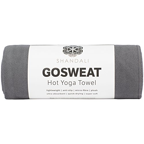 Shandali Hot Yoga Handtuch – Wildleder – 100% Mikrofaser, super saugfähig, Bikram Yoga Matte Handtuch – Training, Fitness, Pilates und Yoga Ausrüstung, Grau, 67,3 x 182,9 cm Shandali Hot Yoga Handtuch – Wildleder – 100% Mikrofaser, super saugfähig, Bikram Yoga Matte Handtuch – Training, Fitness, Pilates und Yoga Ausrüstung, Grau, 67,3 x 182,9 cm von Shandali
