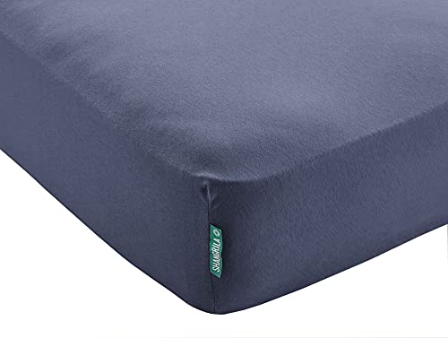 Spannbettlaken »Berlin« Bettlaken BxL+H 120x200+30 cm Dunkelblau Microsatin Hautfreundlich für Boxpringbetten Matratzen bis 30 cm Höhe, 202092 Spannbettlaken »Berlin« Bettlaken BxL+H 120x200+30 cm Dunkelblau Microsatin Hautfreundlich für Boxpringbetten Matratzen bis 30 cm Höhe, 202092 von Shangrila
