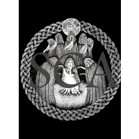 The Islandmagee Hexen - Kunstdruck Coven, Sisterhood, Witchcraft, Occult, Pagan, Wicca, Gothic Home Decor, Dark, Irish Art von ShannonCaitrionaArt
