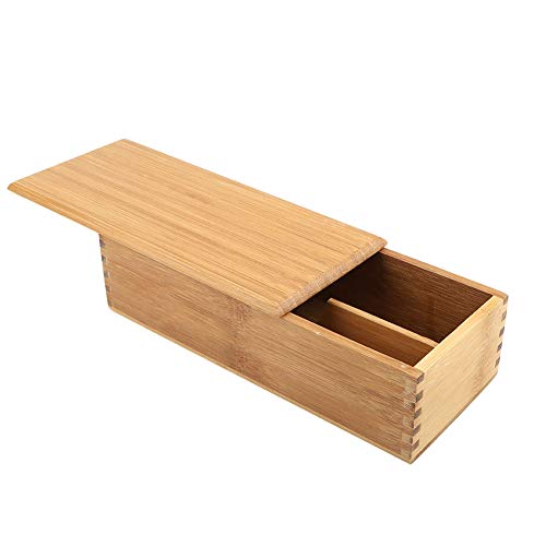 Bambus Aufbewahrungsbox Behälter Essstäbchen Box, japanische Essstäbchen Box Bambus Aufbewahrungsbox, für den Heimgebrauch Küche von Shanrya