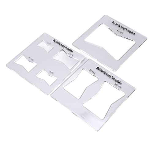 Butterfly Insert Jig Restaurierungsverstärkung, Gehärtetes Acryl, Klar, Holzschneider, Holzmöbel, Dekorative Jig Butterfly Insert Jig Restaurierungsverstärkung, Gehärtetes Acryl, Klar, Holzschneider, Holzmöbel, Dekorative Jig von Shanrya
