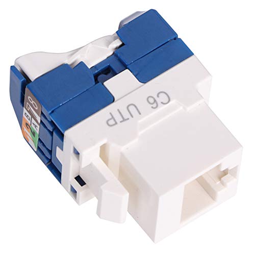 CAT6-Informationsmodul, genaues RJ45-Cat6-Modul, praktisches ABS-sicher für die Signalübertragung Industrie Werkseitige Kommunikationsbuchse von Shanrya