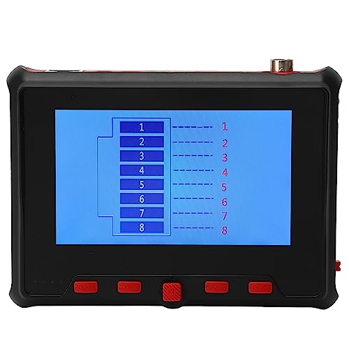 CCTV Test Monitor Tool, Good Check AHD TVI CV Kamera Tester 4,3 Zoll Display 12V DC Ausgang für Reparatur (EU-Stecker) von Shanrya