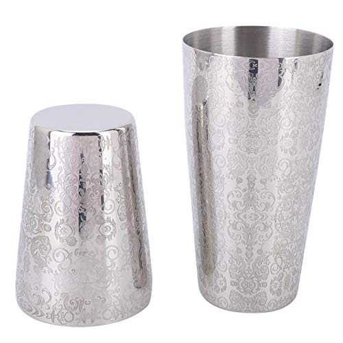 Boston Shaker, Multifunktionaler Getränkeshaker Cocktailshaker Shaker Edelstahl Cocktailmixer Cocktailshaker für Barkeeper Bar, die Eiskaffee nach Hause macht von Cocosity