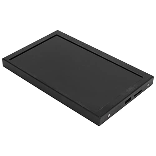 Computerprozessor GPU RAM HDD Display, Typ-C IPS Sekundäres Display Themendisplay USB Schaltbar Auto-Off, Transparent mit PC-Ständer (Schwarz) von Shanrya