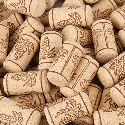 Cork Wine Stopper, 100PCS 22 * ​​44mm natürlicher wiederverwendbarer hölzerner Weinflaschenstopfen Premium Straight Cork Stoper für Weinflaschen von Shanrya