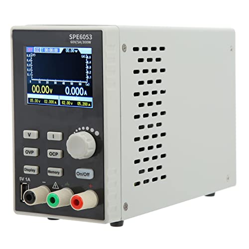 Geregeltes Netzteil, Einkanalausgang 150W-300W DC-Netzteil Programmierbar für Labor für Alterungstests für elektronische Reparaturen(SPE6053) von Shanrya