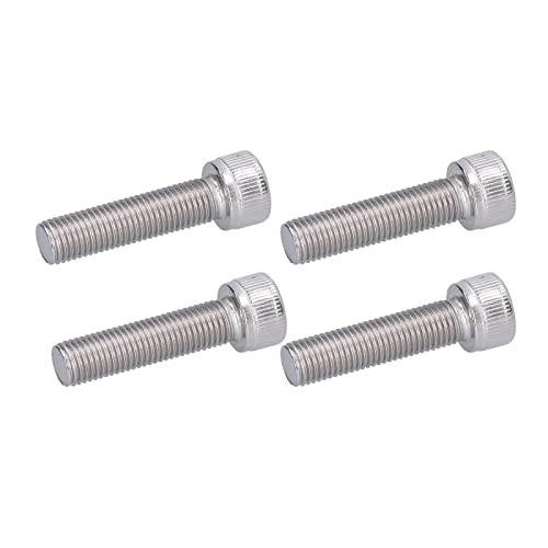 Innensechskantschraube, 1,25 mm Innensechskantschraube, A2-70 Edelstahl für den Bau für Heimwerker für Modellliebhaber für die Automobilindustrie(M10*40) von Shanrya