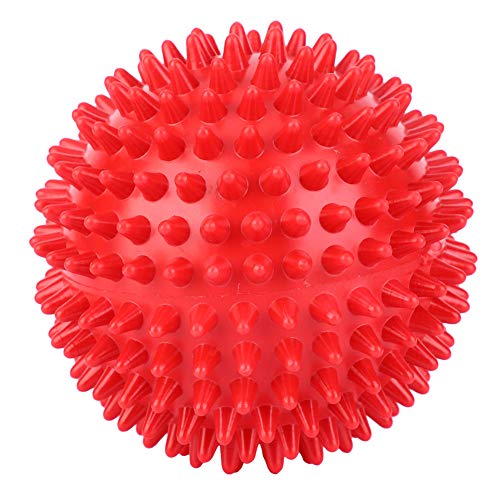 Massage Stachelball, Massagerolle Leichter tragbarer Relax Muskel für den Außenbereich für Sportler für Läufer für den Innenbereich(rot, Groß 9cm) von Shanrya