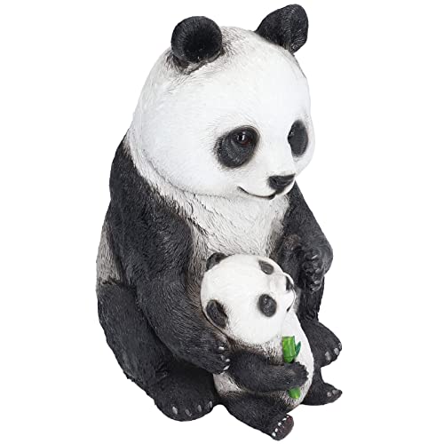 Panda Garden Statue, Kunstharz Agile Dynamische Umweltfreundliche Sonnencreme Simulation Panda Ornamente für Gartenrasen von Shanrya