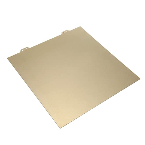 Shanrya 3D-Drucker-Bauplatte, Hitzebeständige PEI-Stahlplatte, Hochfestes Gold Zum Austausch (Stahlplatte) von Shanrya