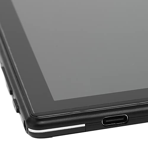 Shanrya Anrufpad, EU-Stecker 100‑240 V 1080 P FHD IPS-Bildschirmunterstützung 2 Telefonkarteneinschub 10,1-Zoll-HD-Tablet Großer Akku mit 6000 mAh für 11 zum Lernen (Schwarz) von Shanrya