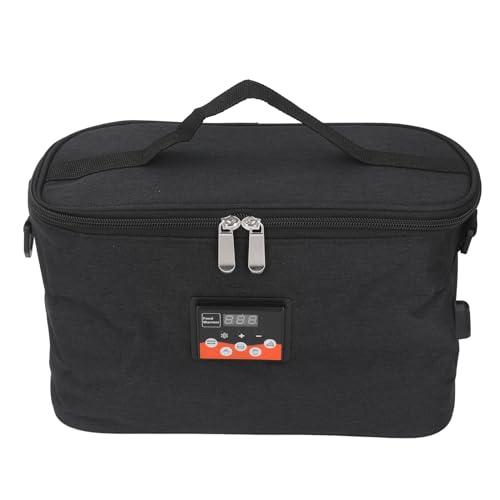 Elektronische Lunchbox, Kompakte Auto-Heizbox Heiztasche Beheizbare Lunchbox Lunchbox Zum Erwärmen 12 V Einstellbare Temperatur für Auto LKW Büro von Shanrya