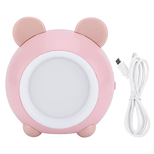 Shanrya Cartoon-LED-Touch-Nachtlicht, einfach zu bedienendes Cartoon-Nachtlicht für Schlafzimmer(XY010X Bär rosa) von Shanrya