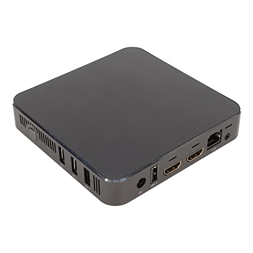 Shanrya Desktop-PC, DDR4, PC, 2,4 G, 5,8 G, WLAN, 100 – 240 V, 8 GB RAM, 256 GB ROM, für Büro (EU-Stecker) von Shanrya