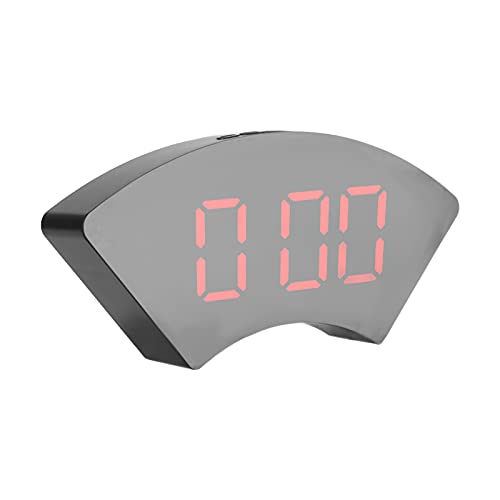 Shanrya Digitaluhr, Digitalwecker für Schlafzimmer Wecker mit USB-Ladegerät USB für für Schlafzimmer für ältere Menschen für Büro(rot) von Shanrya