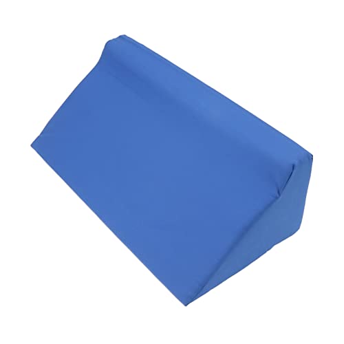 Shanrya Keilkissen, Seitenschläfer, blau, hochdichter Schwamm, umfangreiche Verwendung, abnehmbares Körper-Seitenkeilkissen, versteckter Reißverschluss für Bett (50 x 25 x 15 cm) von Shanrya