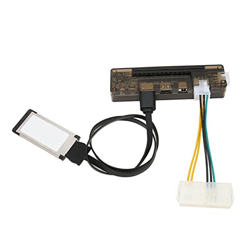 Shanrya Laptop-Grafikkarten-Dock, Express-Karten-Schnittstelle, ABS-Gehäuse, 6-polig, 8-polig, Power EXP GDC für Gaming von Shanrya