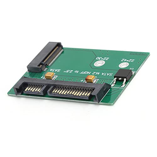 Shanrya M.2 NGFF SSD zu SATA3 Board, einfache Verbindung 22x42mm Adapterkarte für Laptops für Desktops von Shanrya