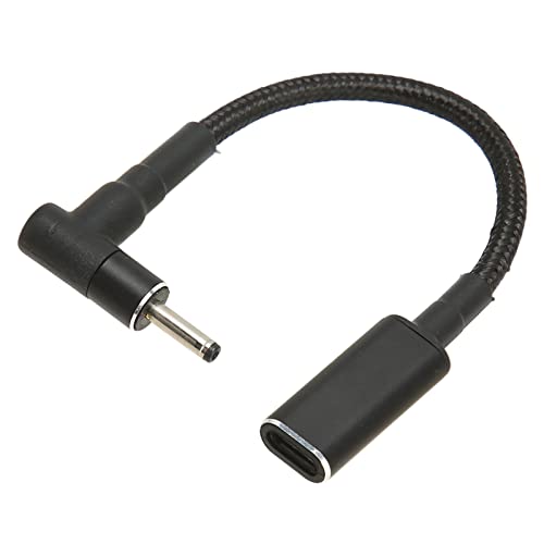 Shanrya Typ C auf DC Adapter, USB C Buchse auf DC 3.0x1.0mm 20V 5A Stecker Adapter für Unterwegs von Shanrya