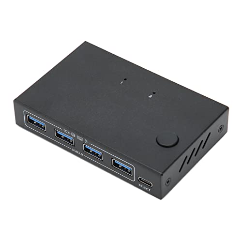 Shanrya USB 3.0 KVM-Switch, 4 Ports KVM-Switch Unterstützt 4K 60 Hz, Weit Verbreitete 18 Gbit/s für Live-Streaming für Büro Shanrya USB 3.0 KVM-Switch, 4 Ports KVM-Switch Unterstützt 4K 60 Hz, Weit Verbreitete 18 Gbit/s für Live-Streaming für Büro von Shanrya