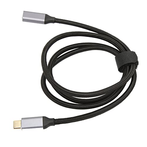 Shanrya USB-C-3.1-Gen-2-Kabel, USB-C-Verlängerungskabel, 10 Gbit/s, Datensynchronisierung, 4K-60-Hz-Videoausgang, Tragbar, Langlebig, 100 W für Docks (1 m / 3,3 Fuß) von Shanrya