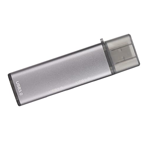 Shanrya USB Extender, einfache Bedienung USB3.0 Hub Thin Compact für Tastatur für Drucker für Laptop(grau) von Shanrya
