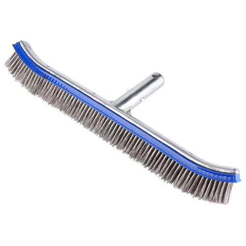 Stahlbürste, hochdichtes elastisches leichtes 44 x 16 cm Reinigung Stahlbürste Aluminium für Hot Spring Pool für Spa von Shanrya