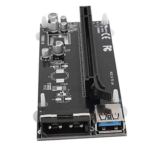 USB 3.0-Verlängerungskabel, Mine Board Stabiler Dicker Draht für 15-Pin-auf 4-Pin-SATA-Stromkabel von Shanrya