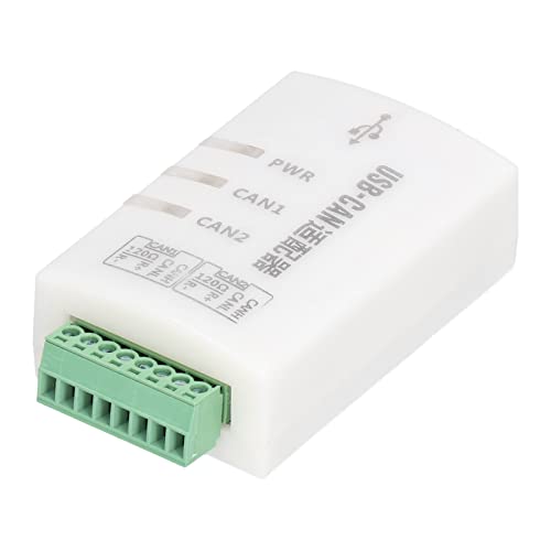 USB CAN Adapter, CAN Bus Analyzer Intelligent Custom 2 Channel mit Kabel für ZLG für New Energy für Trythink(2C) von Shanrya