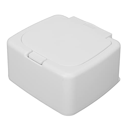 Cotton Pad Container, Cotton Pads Container Box, Wattepad-Spender, Staubdichter Wattepad-Behälter in Rautenform mit Deckel für zu Hause auf Reisen von Shanrya