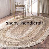 Handgewebter Juteteppich, Natürliche Küche, Juteteppich von ShanviHandicrafts