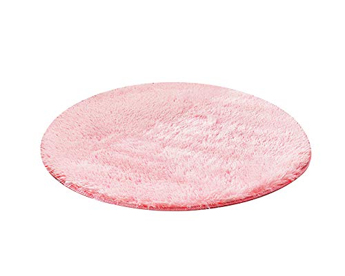 Shaoyao Badematte | kuscheliger Hochflor | Rutschfester Badvorleger In 9 Größen Pink 100 * 100CM von Shaoyao