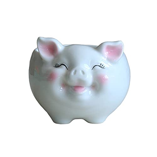 Nordischer Stil Keramik Blumentopf Cartoon Tier Schwein Sukkulenten Bonsai Topf Übertopf für Innen Außen Garten Hof Dekor von ShapeW