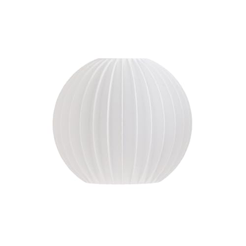 LED Pendelleuchte Ball Straight by Martin Žampach | Shapes - Decorations | Design Lampenschirm E27 | Biologisch abbaubares PLA | Minimalistisch (Größe S (15cm) - Nur Lampenschirm) von Shapes - Decorations