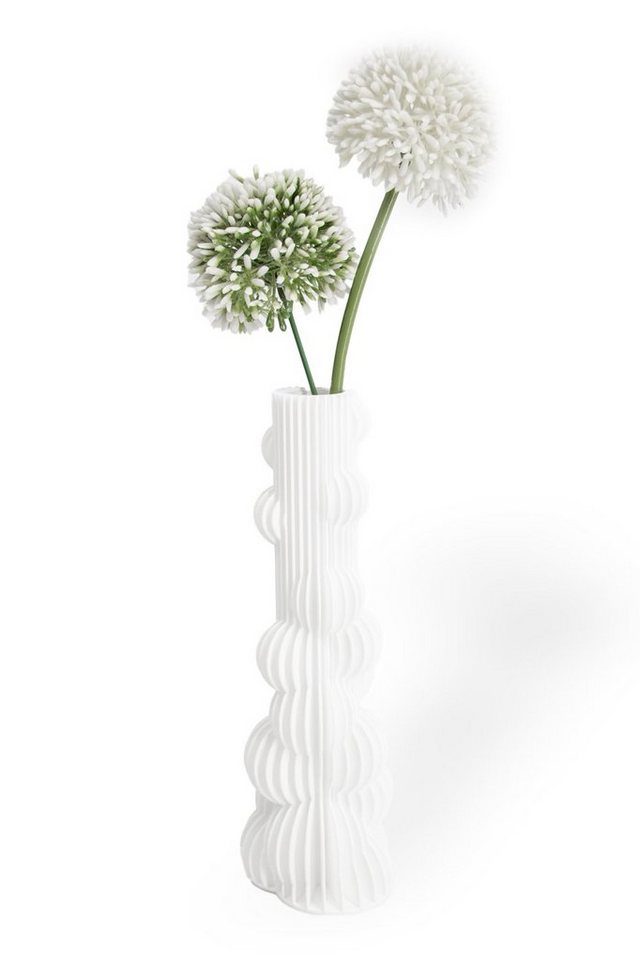 Shapes - Decorations Dekovase Bubble Two - Exclusive by Martin Žampach, Vase, 10 Farben, 3D-Druck (Einzelmodell, Vase mit Borosilikatglas zur Nutzung mit Wasser), Wasserdicht, Leichte Struktur innerhalb des Materials (Rillung) von Shapes - Decorations