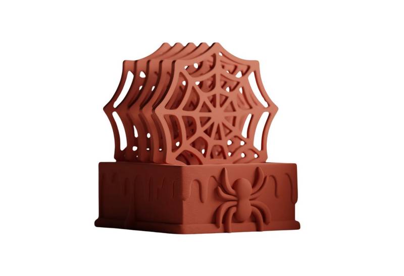 Shapes - Decorations Getränkeuntersetzer „Arachnis“ Untersetzer-Set, Spinnennetz-Design mit Halterung, 6er-Set, Halloween, Spinnennetz Shapes - Decorations Getränkeuntersetzer „Arachnis“ Untersetzer-Set, Spinnennetz-Design mit Halterung, 6er-Set, Halloween, Spinnennetz von Shapes - Decorations