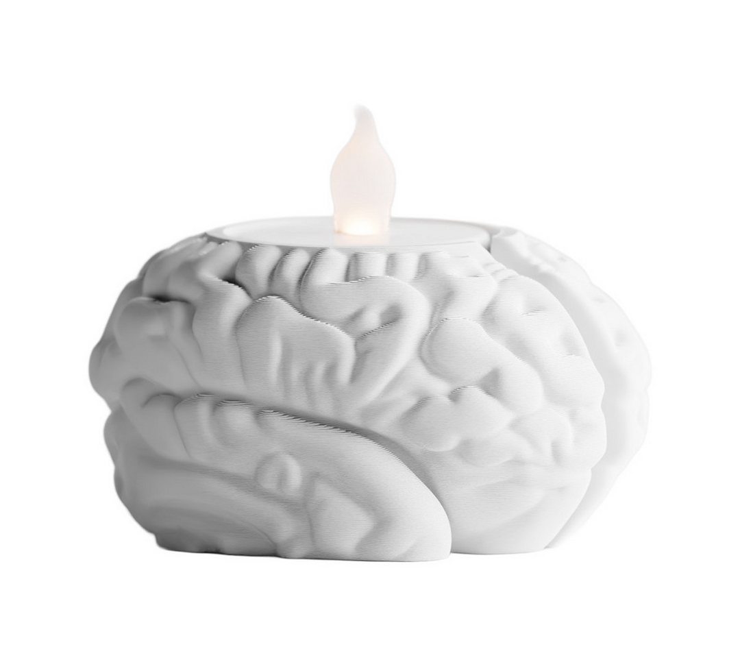 Shapes - Decorations Kerzenhalter Shapes – Decorations „Neuroglow“ Teelichthalter im Gehirn-Design (1er-Set, 2er-Set, 4er-Set, 1 St), Perfekt für Standard-Teelicht von Shapes - Decorations