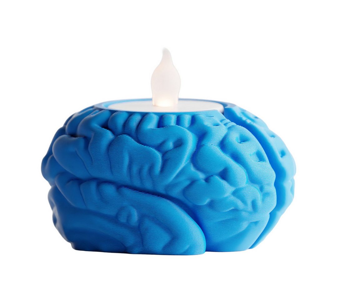 Shapes - Decorations Kerzenhalter Shapes – Decorations „Neuroglow“ Teelichthalter im Gehirn-Design (1er-Set, 2er-Set, 4er-Set, 1 St), Perfekt für Standard-Teelicht von Shapes - Decorations