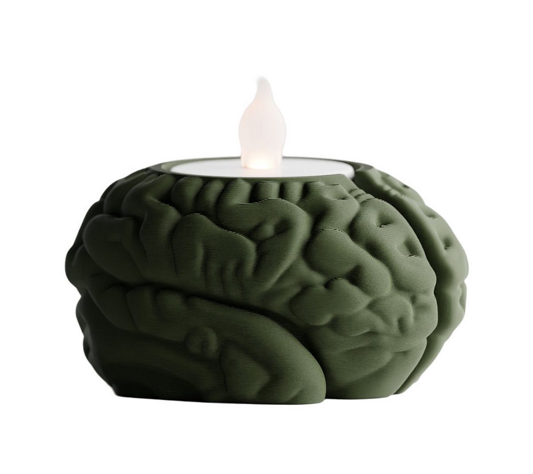 Shapes - Decorations Kerzenhalter Shapes – Decorations „Neuroglow“ Teelichthalter im Gehirn-Design (1er-Set, 2er-Set, 4er-Set, 1 St), Perfekt für Standard-Teelicht von Shapes - Decorations