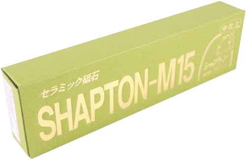 SHAPTON Japanischer Keramik-Schleifstein M15/mittlere Körnung, 2000, 15 mm Stein mit Holzsockel SHAPTON Japanischer Keramik-Schleifstein M15/mittlere Körnung, 2000, 15 mm Stein mit Holzsockel von Shapton
