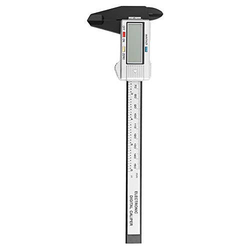 Digitaler Messschieber 6 Zoll, 150 mm/6 Zoll x 0,1 mm LCD-Carbon-Messschieber Messschieber Messschieber Mikrometer von Sharainn
