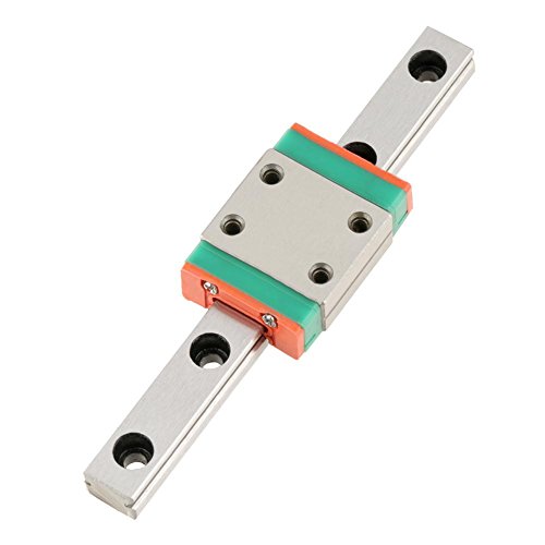 Mini Linear Slide, LWL7B Miniaturlager Stahl Linearschienenführung Linear Slide Rail 7 mm Breite mit Gleitblock(70MM) von Sharainn