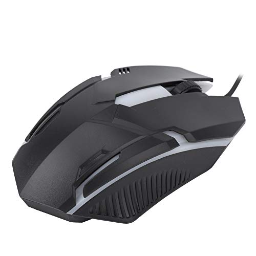 Sharainn Gamer Mouse, PC Computer Gaming Mäuse USB-Schnittstelle 1600 DPI Auflösung für Strategiespiele und Schießspiele von Sharainn