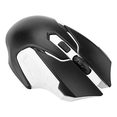 Sharainn Optische 1200DPI Wireless-Maus Optische 1200DPI Wireless Gaming-Maus Komfortabler Griff Keine Verzögerung reibungslose Datenübertragung(Black) von Sharainn