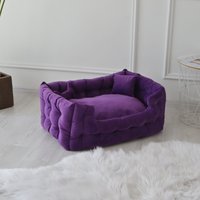 Hundebett, Beste Hundebetten, Beruhigendes Hundesofa, Katzenbett, Waschbares Abnehmbarer Bezug, Haustierbett, Große Größe, Rosa Hundebett von ShareofAngels