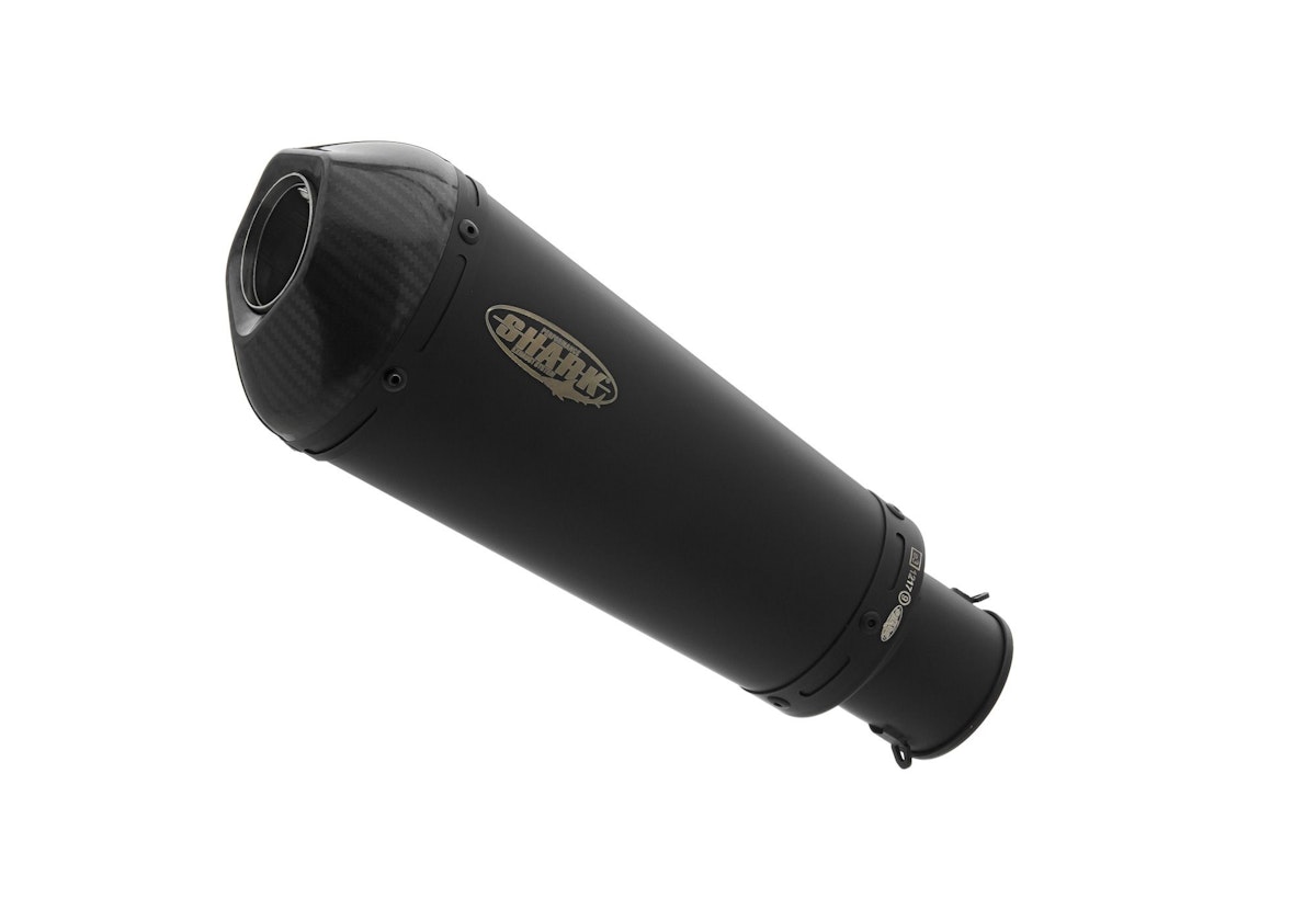 SHARK DSX 7 Komplettanlage e24 00040G / e24 00349F für KAWASAKI Ninja 650 von Shark Performance