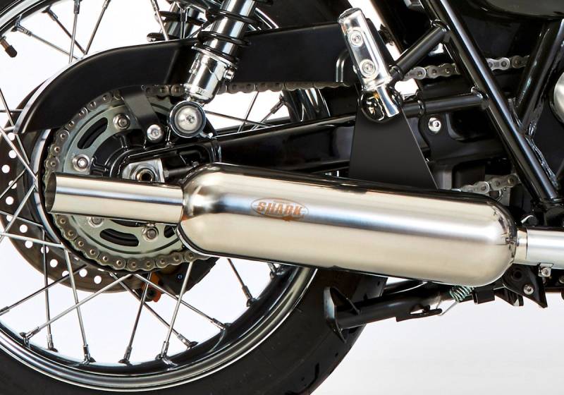SHARK Retro Classic Komplettanlage e3 1220 (9) für TRIUMPH Bonneville von Shark Performance