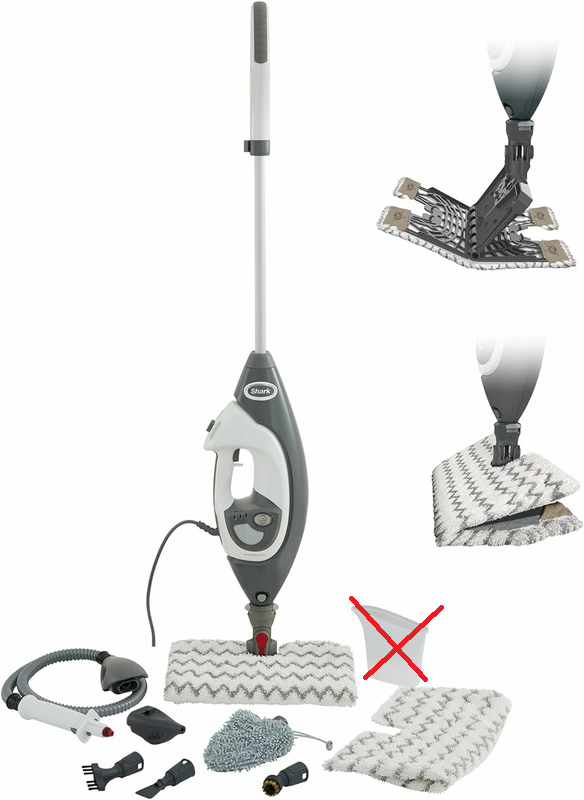 Shark Boden  & Handdampfreiniger Dampfreiniger Dampfbesen Siehe Text/Foto B-Ware von Shark